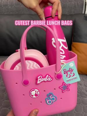 Barbie bag #cutebag #miniso #barbiegirl #lunchbags 