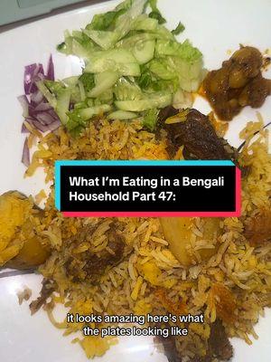 Do y’all like kachi biryani?🙂‍↕️ #bengalifood #bengalitiktok #bengaligirl #bangaldesh🇧🇩  