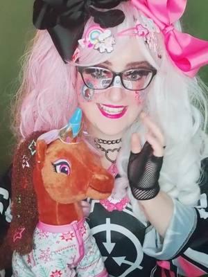 #stitch with @Savanah Moss Unique isn't clumsy like that. She wouldn't trip on a sparkle lol 😂🦄🎄💖🎀💕 #Christmas #Holidays #savanahmoss #horse #unicorn #scp425 #scp #scpfoundation #scpoc425 #scp425ooz #fyp #foryou #afrounicorn 