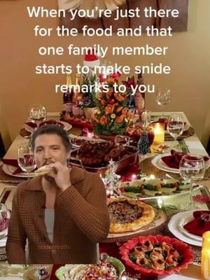 I’m the outcast of the family so I get all the shit  #chrsitmas #christiantiktok #meme #fyp #fypシ #christmasmeme #familymeme