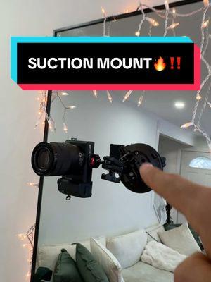 I can’t wait to use it for content 🔥‼️ #suctionmount #cameramount #tiktokmademebuyit #TikTokShop #fyp 