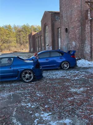 Una salidita con este frío 🥶 #subie #cars #cars #cars #live #team #subie #subaru #longislandnewyork #snow #regue 