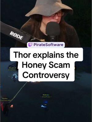 Thor explains the Honey Controversy #piratesoftware #gamedev #honey #paypal 