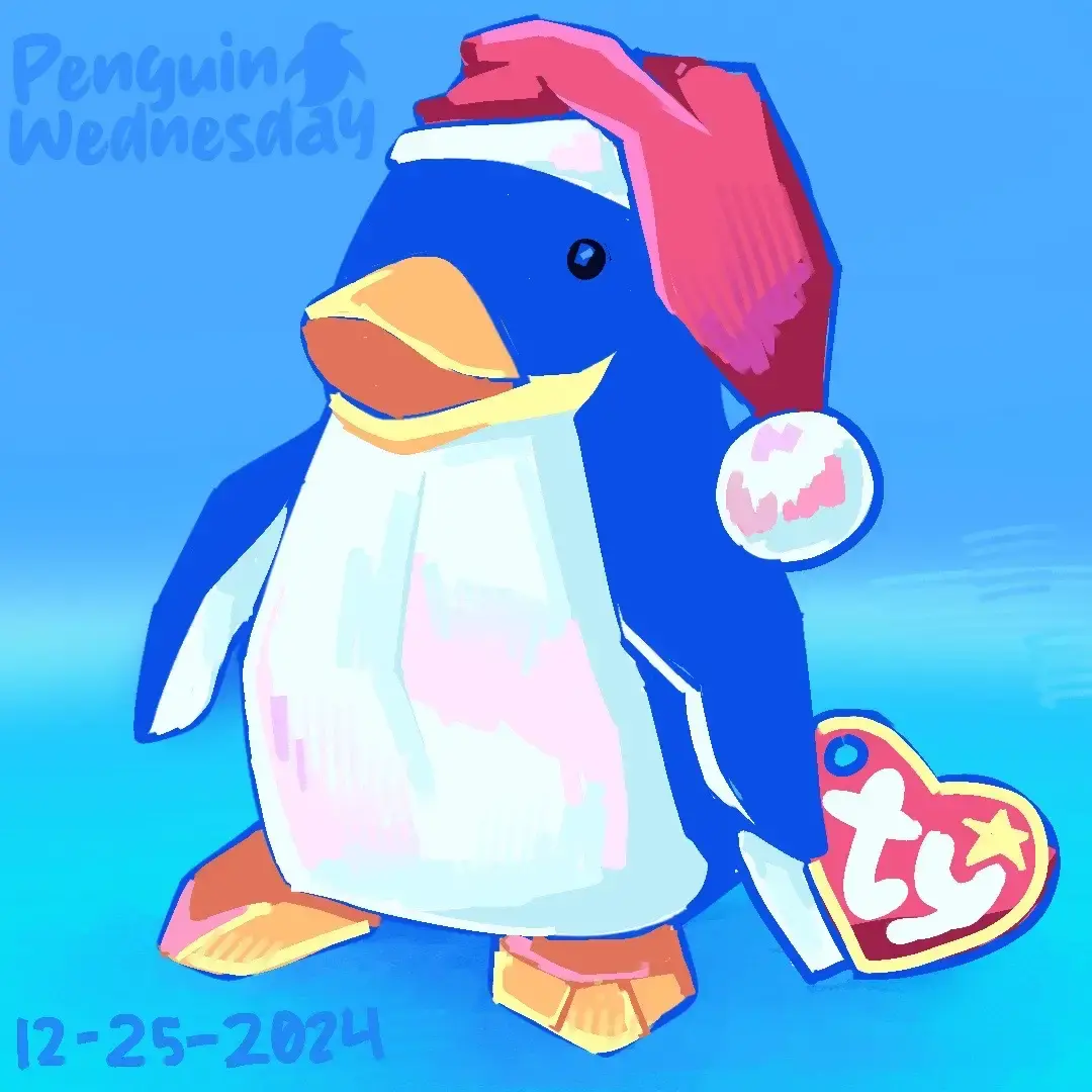 (12/25/2024)   Ty Beanie Baby "Zero" the Penguin #beaniebaby #tybeanies #penguinwednesday #penguinwednesday2024 