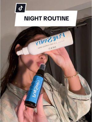 End the day refreshed 🌙✨ HOCl PureSanity Spray and Sleep Serene Mist are my secrets to clean skin, fresh sheets, and peaceful sleep. 💧 #PureSanity #NightRoutine #RefreshAndRelax #HOCl #fyp 