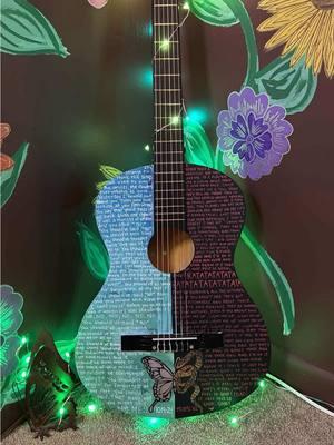 Replying to @nicole caley💫 The Debutation guitar for my Acoustic Section themed closet is done! I did a mash up of my surprise songs from Miami N2 Should’ve Said No x IDSB 🖤🎸 #TSTheErasTour #theerastour #taylorswift #swifttok #swiftie #miamitstheerastour #surprisesongs #shouldvesaidno #idsb #debutation #reputation #taylorsversion #fypシ @Taylor Swift @Taylor Nation 