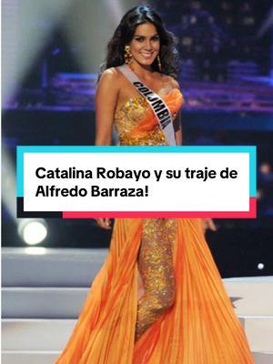 Catalina Robayo luciendo un espectáculo de vestido de Alfredo Barraza! #MissYMisterVzla #viral #parati #yosoycreador #fyp #misscolombia #missuniverse 