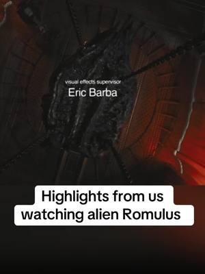 I do not think I’d be surviving in this situation #alienromulus #alien #xenomorph #xenomorphqueen #ripley #movie #itsedtbh #reaction 