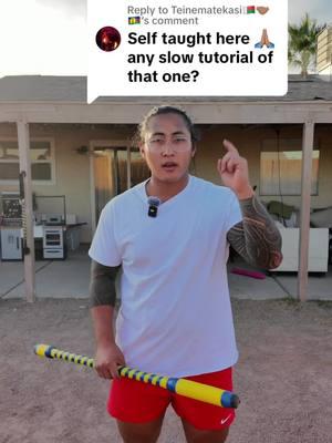 Replying to @Teinematekasi🇲🇬🤝🏽🇳🇨 this is a slow tutorial for you on how to do the behind the back catch. biggest rule to remember is that you always wanna catch the fireknife with the blade side up and to practice on catching with both hands! you got this, teine toa!!! #fireknife #ailao #ailaoafi #sivaafi 