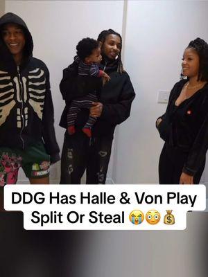 Dub instigating crazy 😭😂 #fyp #ddg #hallebailey #vonvontv #dub #dubfamily #woowop #teetee #aries #christmas #splitorsteal #viral #Love #family 