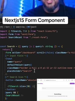 Nextjs Form Component search query#fullstackdeveloper #nextjs #typescript #nextjs15 #frontenddeveloper #nextjs15 #nodejs #nextjsdev 