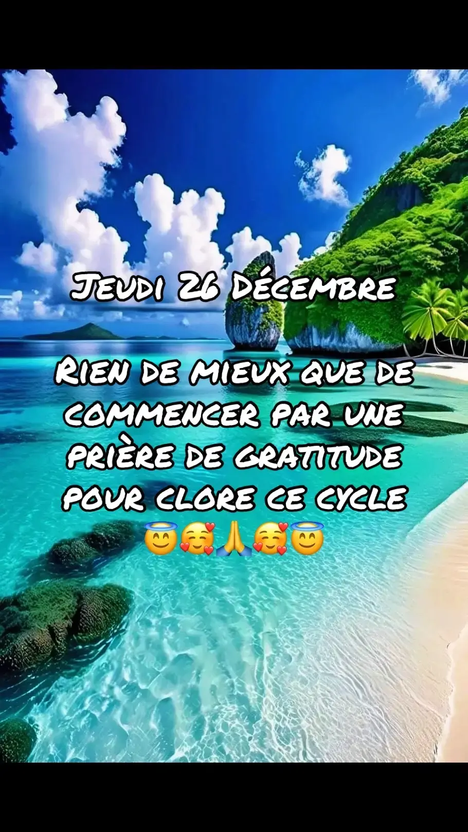 Merci pour chaque souffle 🥰😇🙏 pour chaque joie partagée 💃😍 et même pour les défis affrontés ✌️👏 #creatorsearchinsights #merciseigneur🙏 #bonnejournee😘♥️🌟♥️ #priere 🙏 #prieredumatin 💫 #prieredujour 🔥 #mercijesus ✝️ #mercijesuspourtaprotection🙏🙏🙏  #jesustaime #bonmatin 💥 #remerciement 👏🙏 #magdabelle 🌺🌹