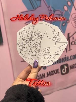 #tattoo #tattooartist #tattooer #femaletattooartist #femaletattooist #femaletattooer #tattooshop #fyp #foryou #foryoupage #pokemon #pokemontattoo #holiday #holidaytattoo #christmas #christmaspokemon #christmastattoo #xmas #xmastattoo #xmaspokemon 