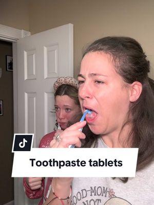 Toothpaste Tablets are a learning curve #toothpastetablets #HolidayHaul #teeth #brushteeth 