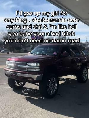 That’s my typa shit tho😭😭#getitgirl #tennessee #trending #fypシ゚viral #4wd #roundbodyking👑 #bubbatruck🌾 #slidin #fyppppppoppppppppppppppppp #tahoe #makemefamous 