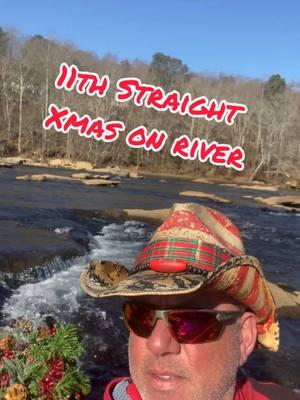 Merry Christmas 11th straight on the river. #kayakinglife #chattahoocheeriver #shorts 