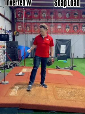 Inverted W vs. Scap Load: What’s the Right Arm Path? ⚾💥 Let’s break down the mechanics that can make or break your delivery: ❌ Inverted W: 	•	Elbows lift above the shoulders into landing. 	•	This causes shoulder impingement, late arm patterns, and puts stress on the elbow – a common trait of injured pitchers. ❌ Double Scap Load: 	•	Both arms horizontally abduct (elbows pinching back). 	•	The glove-side scap pinches, pulling the pec open to the target, which: 	•	Forces early trunk rotation or speeds it up too much. 	•	Leads to arm drag and reduced efficiency. ✅ Optimal Scap Load: 	•	Only the throwing arm scap horizontally abducts and pinches back. 	•	The glove arm stays internally rotated, keeping the shoulders closed to delay trunk rotation. 	•	This creates optimal trunk rotation range of motion for a powerful and efficient delivery. The right mechanics not only boost velocity but also protect your arm and body. Train smart and optimize your movement. 🚀 🔗 Learn how to master your arm path at TopVelocity.com #TopVelocity #ScapLoad #PitchingMechanics #ThrowGas #InvertedW #BaseballTraining #ArmHealth #ThrowHard #ElitePitcher #KineticChain #BaseballDevelopment #TrainSmart