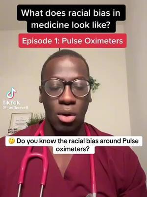 🤔 Do you know the racial bias around Pulse oximeters? Check out the #facts in this #Tiktok. Credit: @joelbervell
#medical #medicalawarness #History #Blackhistory #health #medicalfacts #dermatology
#representationmatters  #Blackmedical  #Blackhealth #Africanhealth #Blackfacts #Africanfacts #knowthesigns  #themoreyouknow  #Worldfacts #Blackgirlfollowtrain #Blackmanfollowtrain #Blackmenfollowtrain  #Blacktiktokcommunity #Africantiktok #Africantiktokcommunity #Africantiktokinterntional