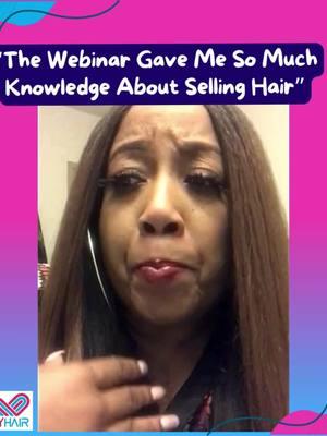 🌟 Thinking About Starting My Own Hair Extension Business? Here’s the Secret! 🌟 💬 Latoria, one of our incredible clients, shared her experience: “The Webinar Gave Me So Much Knowledge About Selling Hair!” If you’ve ever thought about starting your own hair extension business but felt unsure about where to begin, this webinar is for YOU.  Whether you’re worried about the cost, overwhelmed by the steps, or just need a clear roadmap to success, Wealthy Hair is here to guide you. 🎥 Join our FREE webinar and discover: ✅ How to launch your business with minimal investment. ✅ The essential tools and knowledge you need to succeed. ✅ Expert tips to grow your business without feeling overwhelmed. At Wealthy Hair, we’ve helped countless entrepreneurs—just like you—turn their dreams into thriving businesses. Now it’s your turn to take the leap and start building the life you’ve always envisioned. 🚀 ✨ Your dream of starting your own hair extension business is closer than you think! Don’t miss this opportunity to learn from the experts. ✨ #HairBusinessSuccess #WealthyHairWebinar #HairExtensionsBiz #StartSellingHair #EntrepreneurshipGoals #WealthyHair