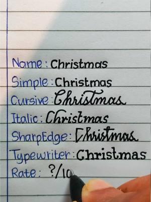 #christmas #fypシ゚viral #fypツ #handwritingvideos #handwritingasmr #handwritingchallenge #handwritingcheck #handwritingfont 