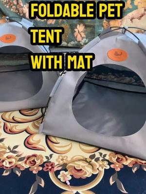 Get this Cat Tent now to give your cat an indoor camping experience!😻😻#cat #catsoftiktok #kitty #cattent #pettent #tent #minitent #catbed #catlover #catmom #cathouse 