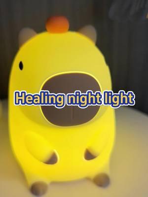 #light #nightlight #rechargeablelight #portablelight #desklight #tablelight #capybaralight #cartoonlights #lightdecor #touchcontrol 