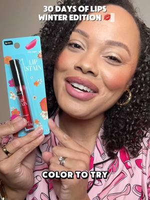 30 DAYS OF LIPS: WINTER EDITION 💋 this lip stain is a steal! @Dollar Tree #jessicasbeautyblog #chicagobeautycontentcreator #beautyonabudget #affordablemakeup #dollartreemakeup #bpurecosmetics #CapCut 