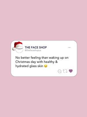 Happy holidays to you and yours! 🎀❤️ #TheFaceShop wishes you a season filled with joy, warmth and love (plus, healthy and hydrated glass skin! 😉) #thefaceshop #lgbeauty #koreanskincareroutine  #skincare #koreanskincareproducts #koreanskincaretips #koreanskincare #kskincare #affordableskincare #kbeauty 