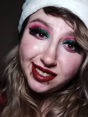 Merry Christmas and Happy Holidays 🎅🤶🎁🎄 Christmas Eve I got to spend it with my boyfriend. Watched Christmas movies and had a Gingerbread House competition (and I won)! I hope you all have a loving and safe holiday ❤️ Almost everything in this look is from @SnarlsBox  #fyp #snarlsbox #snarlsboxcollab #snarlsboxbunny #snarlsboxbunnysquad #💄beautykillerz💄 #makeup #cutcrease #cutcreasemakeup #christmas #christmas2024 #christmasmakeup #selftaughtmua #underratedmua 