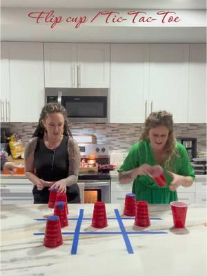 Flip Cup, Tic-Tac-Toe 🎄 Family At Christmas Edition!  #christmasgames #tictactoe #flipcupchallenge #familyfun 