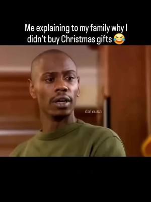 Me Explaining Why I Didn’t Buy Christmas Gifts! #davechappelle #chappelleshow #Christmas #ChristmasGift #ImBroke #ThisYear