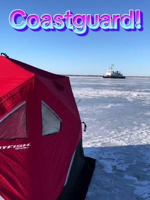 Are they coming over to check our gear to make sure we are up to code!?!?!#icefishing #coastguard #fish #icefish #icefishingwisconsin #fishtok #fishing #fishinglife #fisherman #fishingtiktoks #icefishingtiktok #funnyvideo #fun #fypage #foryoupage #fishcontent #trending #trend #greenbay 