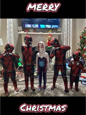 Cue the music 🎶 #deadpool #byebyebye #deadpooldance #merrychristmas #christmaseve #familytok #corememories #fyp #foryou #christmastiktok 