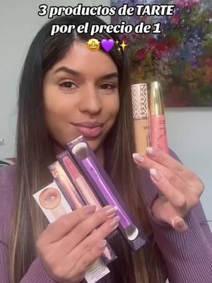 Asi me hago un Clean Makeup LOVE @tarte cosmetics 💜✨ #tarte #PR #haultok #tartecosmetics #tartemaracujajuicylip #tarteshapetape #tiktokshopfinds #TTSACL #toptierdecember #MadeMyYear #TikTokShopCreatorPicks #giftguide  