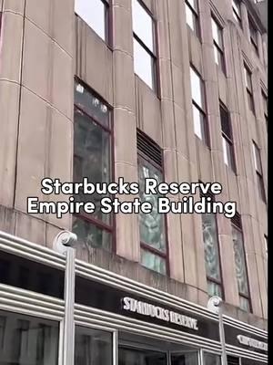 Starbucks coffee and cocktail lounge?! Sign me up #CapCut #nyclife #nycfood #starbucksdrinks #empirestatebuilding #starbucks #sahmlife #exploringnyc 