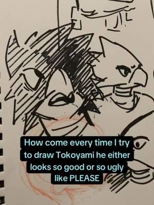 I love him :( #tokoyamifumikage #tokoyami #tokoyamimha #mhaart 