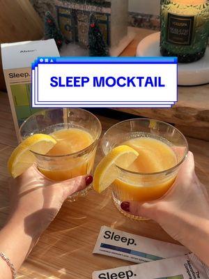 These science-backed shots will allow you to fall into deep, restful sleep, without waking up feeling drowsy. ✨Mix 2 sticks of Sleep, with 16oz of water (recipe is for two) 🍋Garnish with a lemon wedge  Save this recipe if you need to get some shut eye. 😴✨#theabsorptioncompany #sleepmocktail #sleep #sleepygirlmocktail 