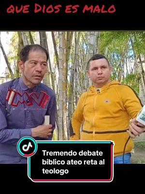 Tremendo debate bíblico ateo reta al teólogo de las calles hombre dice que Dios es malo#debate #teologo #biblico #ateo #dios #malo #reta 