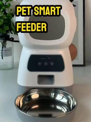 Great Automatic Cat Feeder🥰I love it~#catfeeder #petfeederautomatic #catfeeding #automaticcatfeeder #kitty #cat #foru #petsmartfeeder #catsoftiktok #kittycat 