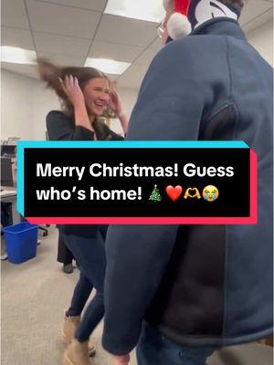 Not even a neck brace could stop this dad from pulling off the ultimate Christmas surprise! #humankind #12daysofkindness #kindcore #christmas #holidays 