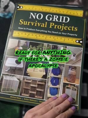 Gonna learn so much with this book!! #offgridliving #survivalprojects #fyp #books #xmassale 