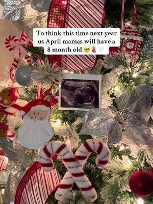 I cant wait 🥹🤰🎄✨ #fyp #pregnantlife #aprilmamas #aprilbaby 