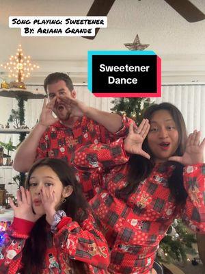 Who wear matching Pjs? #matchingpjs #getit #sweetener #christmas #family #2024 #trending #dance #kybyeee  