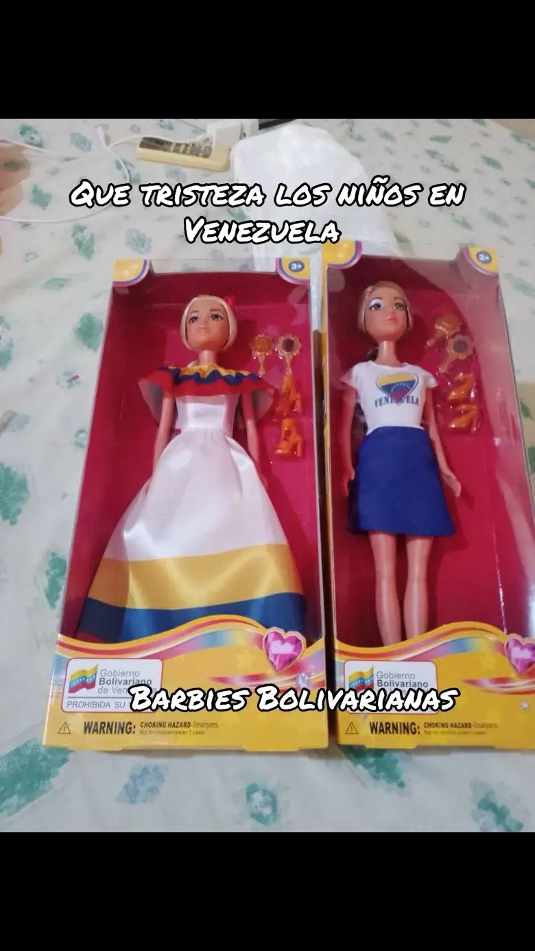 Juguetes para los niños en dictadura todos representado los personajes del gobierno como a Maduro, cilita y las barbies bolivarianas #venezuela #dictadura #sosvenezuela 