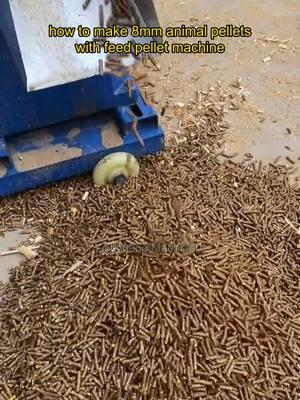 how to make 8mm #animal #pellet with #feedpelletmachine #pelletmill #animalfood #corn #grass #straw #fyp #farmer #farmanimals #lingheng #linghengmachinery #linghenggroup