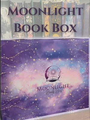 @Moonlightbookbox is my absolute favorite book box! I’ve loved being a rec for 2024 and would love to keep going into 2025! #MoonlightRep4 #BookTok #Bookish #SpecialEdition #SpayedEdges #BookBox #MoonlightBookBox 