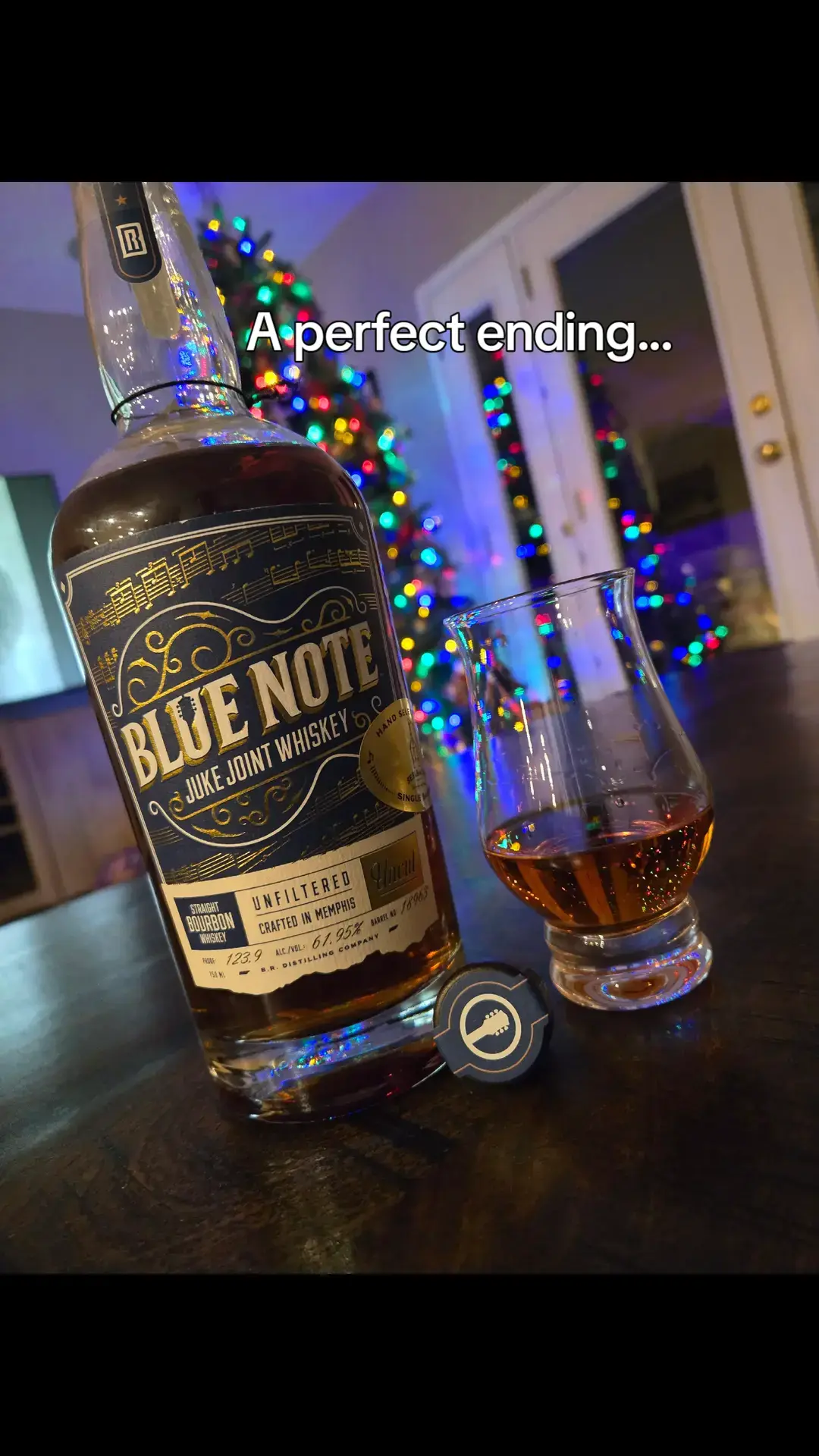 Not a bad way to finish off the Christmas Season. #christmas #bluenote #bourbon #bourbontiktok #realestateexpert #carealtor #movetofullerton #ibelieve  @Kevin C @bourbonnorocks @Bourbon Brotherhood @The Whiskey Rocks Podcast @Boom Leon Guerrero @BourbonHunter @Chef Ray @Trusty Justin Handyman 