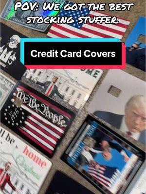 These #creditcardcovers were a total hit and we can’t wait to see reactions when we pull them out.  #magachristmas #creditcardsticker 