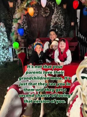 Watching my parents become grandparents & love my babies has been one of my favorite parts of motherhood. #merrychristmas #christmasmemories #family #christmas2024 #grandparentsarethebest #motherhood #MomsofTikTok 