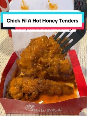 These might actually be the best food hack ever! Yall gotta try #food #chickfila #Foodie #tenders #hothoneychicken #hothoney #spicy #chickentenders #chickfilahacks #foodhacks #tiktokfoodhacks #chickfilasauce #foodchallenge #foodreview 